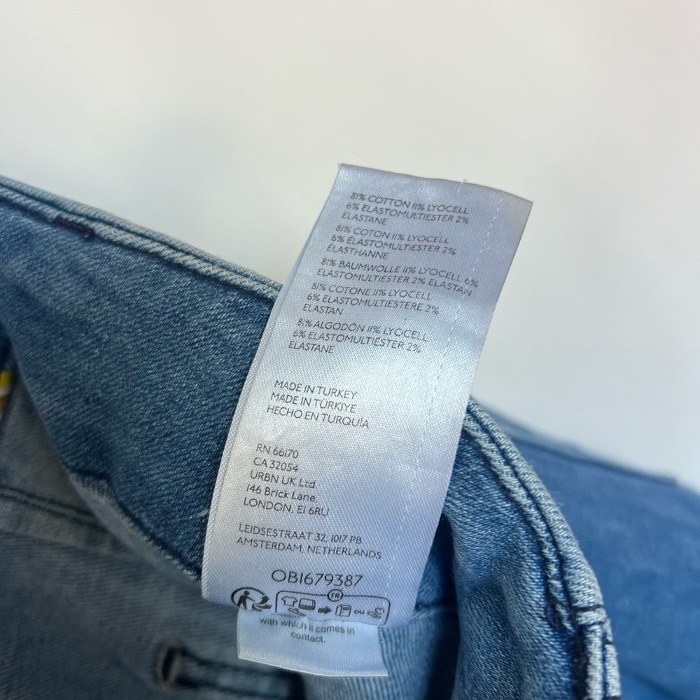 Maeve The Colette Crop High-Rise‎ Wide-Leg Jeans Approx Size 34 - Picture 13 of 16